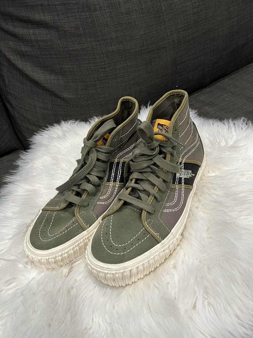 Vans Sk8 Hi Gym Issue Vans Word Code Size Men's 7.0 Women's 8.5 New Whithout Lab